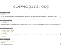 Tablet Screenshot of clevergirl.org